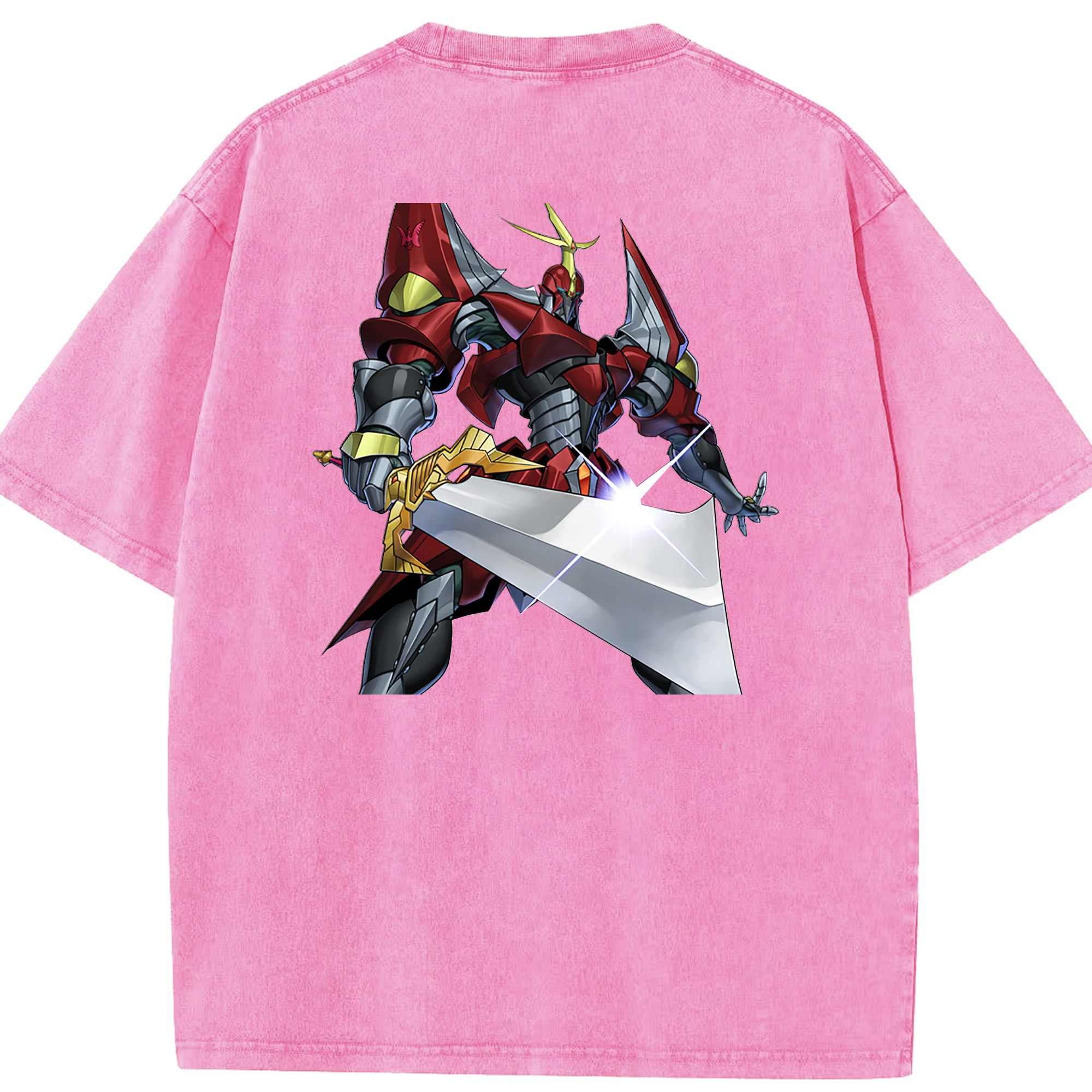 （画像用） 遊☆戯☆王 Yu-Gi-Oh! 綿100% ヴィンテージ風 半袖Tシャツ（背面プリント）